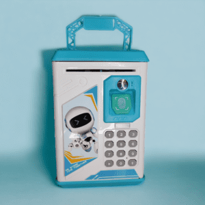 Mini Atm Bank For Kids - Navy Blue